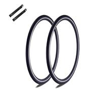 2PCS 700x25C/28C Pneumatici Per Bici Da Strada Con 2 Leve 700 25C/28C Resistenti Alle Forature Accessori Di Ricambio Per Biciclette Compatibili Con Mountain City Commuter Hybrid(Black,700x28c)