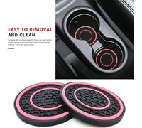 2pcs 7cm Auto Consolle Centrale Antiscivolo Pad Easy Polvere Filo 2pcs