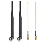 2PCS 868 MHz Antenna, Antenne Omnidirezionali 868 MHz 3dBi SMA Maschio + 2X Cavi di Prolunga IPEX 15 cm per Moduli IoT Schede ESP32 OLED Rete Wireless Lunga Portata Estensione Segnale