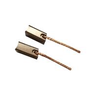 2PCS 8x10x20mm Carbon Brushes with Wire Leads for DC12V 24V 48V Electric Motors - Compatible with J455A Generators