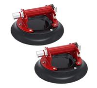 2pcs / 9 pollici ventose di vetro for impieghi gravosi cuscinetti sollevamento sottovuoto strumenti for lastre quarzo granito, pietra, marmo, regolatore distanza for piastrelle Piano di lavoro solido