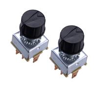 2pcs A/C Blower Rotary Switch Fit for Four Seasons Kenworth Freightliner New