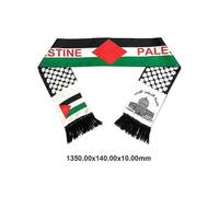 (2Pcs,A)Double-sided Palestinian flag shawl is sun-proof and does not fade