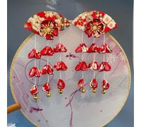 2Pcs a Mano Giapponese Sakura Capelli Clip Kanzashi Lolita Nappa Forcina Kimono