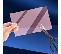 2Pcs A4 Cuttable HD Screen Protector Film, anti impronte digitali graffio | Griglia guida per un facile taglio, adesivo senza bolle, alta trasparenza, adatto per GPS, tablet, fotocamera, orologio.