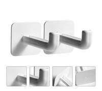 2pcs abbuffata gancio gancio posteriore gancio con pugno senza pugno (bianco)