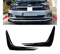 2pcs ABS Auto Paraurti Anteriore Spoiler Laterale Splitter Lame D'aria Body Kit Per VW POLO MK6 Virtus 2017-2021 Tuning