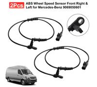 2Pcs ABS Wheel Speed Sensor Front Right & Left Per Mercedes-Benz 9069050601 H7