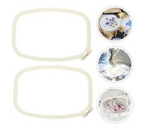 2pcs Accessori per ricami per ricami in plastica Cornici per ricamo a punto