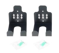 2pcs Acciaio Bilancieri Storage Rack Verticale Ottimizzazione dello Spazio Soluzione Palestra Montaggio A Parete Facile Da Usare Per Attrezzature Fitness Bilancieri Supporti Da
