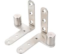 2Pcs Acciaio Inossidabile Acciaio Inossidabile Porta a Pivot Cerniere per Carich
