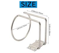 2Pcs Acciaio Inox Barca Auto Coppa Porta Bevande Bottiglia Stand per Marine