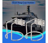 2Pcs Acciaio Inox Barca Auto Coppa Porta Bevande Bottiglia Stand per Marino