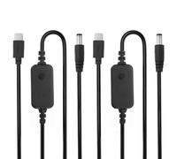 2Pcs Adattatore USB C a DC PD 1.18m/3.9ft, Cavo Trigger per PD 5V 9V 12V 15V 20V