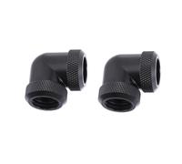 2pcs Adatto in ottone per raffreddamento ad acqua computer 90 gradi ROTARY