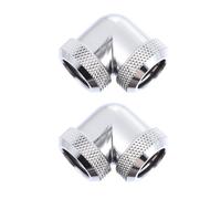 2pcs Adatto in ottone per raffreddamento ad acqua computer 90 gradi ROTARY