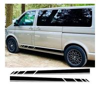 2PCS Adesivi laterali portiere auto, per VW T3 T4 T5 T5 T6 Camper Van Long Line Grafica Decalcomanie in vinile Accessori Adesivi auto striscia