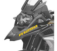 2pcs Adesivi R1250 compatibile con R1250 GS R 1250 HP Motorrad 2018 2019 Adventure Moto (Giallo)