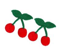 2Pcs Adorabile A Forma Di Frutta Accessori Per Capelli Pratica Base In Metallo Con Finitura Peluche Clip Per I Capelli Per Le Feste Casual Lavoro Design Clip Di Capelli
