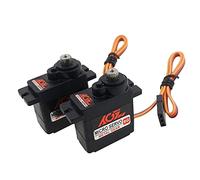 2PCS AGFRC Micro 9g Servo Motor Kit - Digital 11g Metal Gear Mini Servo per RC Elicottero Aeroplano Comandi Barche Aeroplano, Angolo di controllo 180 °