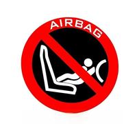 2PCS Airbag Car Stickers Waterproof Vinyl Decal Car Accessories Pegatinas Para Coche DIY Car Styling PVC(1)