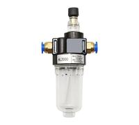 2PCS AL2000 Series Pneumatic Air Source Treatment Unit Lubricator Filter G1/4" Port Pneumatic Air Lubricator Compressor Hot(BT 12mm Fitting)