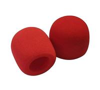 2pcs all'interno del Microfono Schiuma Copre Il Caso Protettore di Karaoke mic (35 mm, Rosso) Conveniente e praticoDesign Durevole