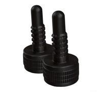 2pcs Aluminium Cue Butt Protector 17mm Black Screw(For NJ cue) | Aluminium alloy build, lightweight 8.2-11g, protects joint threads, 17mm size, black finish