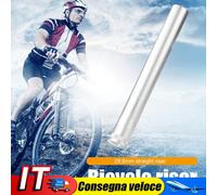 2Pcs Aluminum Alloy MTB Bike Shock Absorber Gas Front Fork Head Tube (Silver) IT
