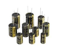 2Pcs Aluminum Electronic Capacitor 25/35/50/63/100/160/200/250/450V High Frequency Low Capacitors Capacitance MQXFCZUX(35V10000UF 22x40)