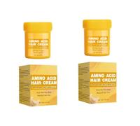 2PCS Amino Acid Hair Cream for Dry Damaged Hair - Revitalize, Soften, Smooth, and Moisturize