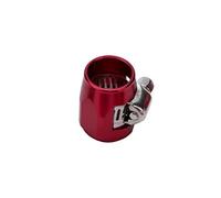 2pcs AN4 AN6 AN8 AN10 AN12 Morsetto for tubo flessibile for auto Radiatore Modificato Tubo for carburante Clip Fibbia Fascette for tubi universali Finitore for olio (Color : AN6 Red, Size : A)