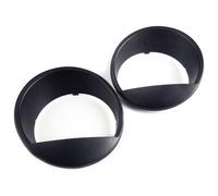 2pcs Angry Eyes Front Lamp Headlight Cover Bezels fit for Jeep Wrangler JL 2018