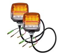 2pcs Anteriore Lampada LED Lavoro Luce Warning Luci per Muletto Pala Meccanica