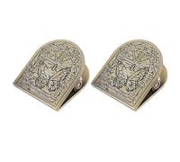 2Pcs Antico Nota Clip di Carta Journaling Pagina Clip per Libro Notebook Journal Planner Documenti Ricevute Organizzazione Forniture Antiche
