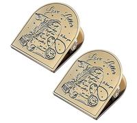2Pcs Antico Nota Clip di Carta Journaling Pagina Clip per Libro Notebook Journal Planner Documenti Ricevute Organizzazione Forniture Antiche