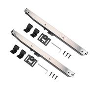 2pcs Argento Chiusura Delicata Meccanismo for Ammortizzatori Scorrevole Granaio