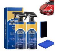2Pcs Ateticime Car Polish,Car Coating Spray,Advanced Cars Quick-Acting Coating Agent Spray,Paint Restoration,Delivering Long-Lasting Shine,Suitable for All Vehicles