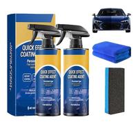 2Pcs Ateticime Car Polish,Car Coating Spray,Quick Effect Coating Agent for Cars,Advanced Cars Quick-Acting Coating Agent Spray,Paint Restoration,Delivering Long-Lasting Shine