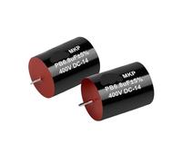 2Pcs Audio Amplifier Capacitor MKP Frequency-Divided Audio Capacitor Divider 400V 0.1uF-47uF For Filter/Amplifier/Audio/HiFi AUOQKQUT(5.6UF 400V)