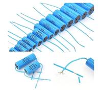 2Pcs Audio Capacitor 400V Electrodeless Audio Coupling 0.22UF 0.47UF 1UF 1.5UF 2UF 3.3UF 4.7UF 5.6UF 8.2UF 10UF MQXFCZUX(8.2UF 24X45)