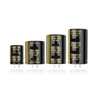 2Pcs Audio Electrolytic Capacitor 400V 100UF 150UF 220UF 330UF 470UF 560UF 680UF 820UF 1000UF For Hifi Amplifier Low MQXFCZUX(400V220UF 25x35)