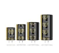 2Pcs Audio Electrolytic Capacitor 450V 100UF 150UF 180UF 330UF 470UF 820UF For Audio Hifi Amplifier High Frequency Low AUOQKQUT(450V220UF 25x40)