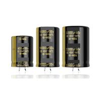 2Pcs Audio Electrolytic Capacitor 50V 4700UF 6800UF 10000UF 15000UF 22000UF For Hifi Amplifier High Frequency Low ICXLPMC(50V22000UF 35x50)