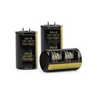 2Pcs Audio Electrolytic Capacitor 63V 3300UF 4700UF 6800UF 10000UF 12000UF 15000UF 22000UF Low For Hifi Amplifier AUOQKQUT(63V3300UF 25x30)