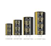 2Pcs Audio Electrolytic Capacitor 63V 3300UF 4700UF 6800UF 10000UF 12000UF 15000UF 22000UF Low For Hifi Amplifier ICXLPMC(63V12000UF 30x50)
