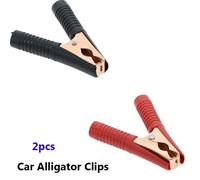 2Pcs Auto Alligatore Clip Batteria Pinze Modello coccodrillo Rame Clip 100A 90mm