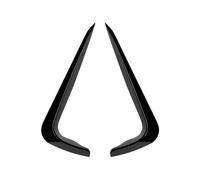 2PCS Auto Anteriore Air Vent Trim Per Serie 3 E90 E91 LCI Sport 325i 2009-2012 Paraurti Lama Laterale Spoiler Di Aspirazione MTVTFECEWG(Gloss Black)