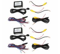 2PCS Auto Anteriore Posteriore Parcheggio Vista Camera Switch 2 Canale Controllo