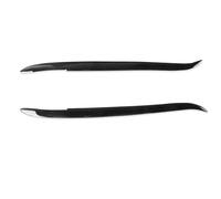 2pcs Auto Faro Palpebra Per BMW Per La Serie 5 Per E39 1995-2003 Lucido Pianoforte Nero Faro Palpebra Sopracciglio Trim Accessori Auto Alloggiamenti fari anteriori auto